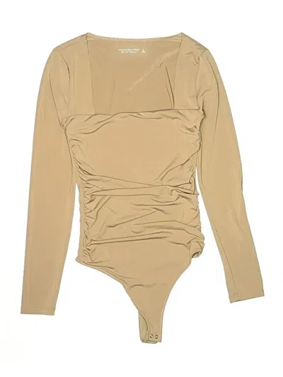 Pre-owned Abercrombie & Fitch Bodysuit In Brown