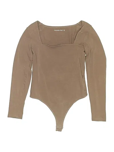 Pre-owned Abercrombie & Fitch Bodysuit In Brown