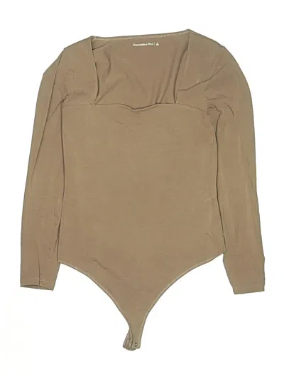 Pre-owned Abercrombie & Fitch Bodysuit In Brown