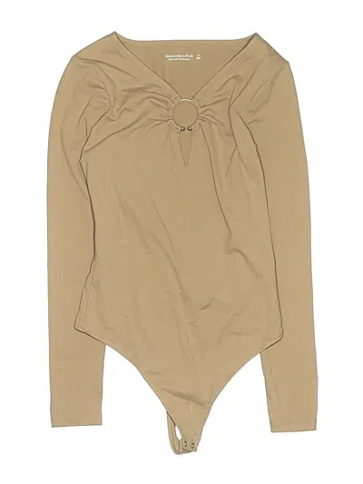 Pre-owned Abercrombie & Fitch Bodysuit In Brown