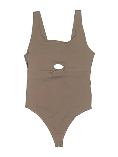 Pre-owned Abercrombie & Fitch Bodysuit In Brown