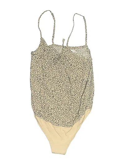Pre-owned Abercrombie & Fitch Bodysuit In Brown