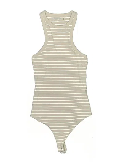 Pre-owned Abercrombie & Fitch Bodysuit In Brown