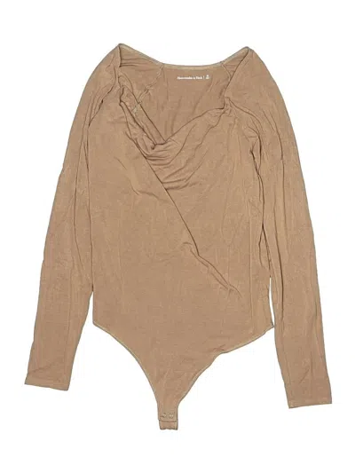 Pre-owned Abercrombie & Fitch Bodysuit In Brown