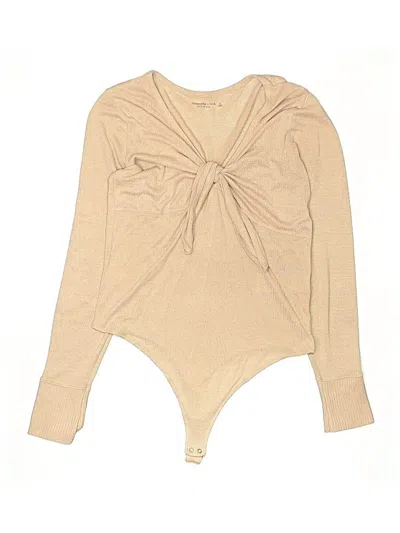 Pre-owned Abercrombie & Fitch Bodysuit In Brown