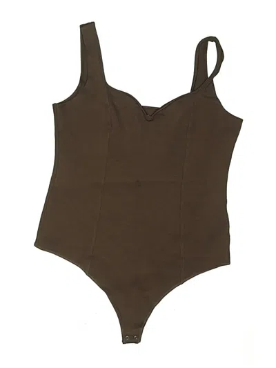 Pre-owned Abercrombie & Fitch Bodysuit In Brown