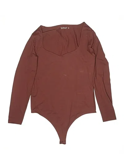 Pre-owned Abercrombie & Fitch Bodysuit In Brown