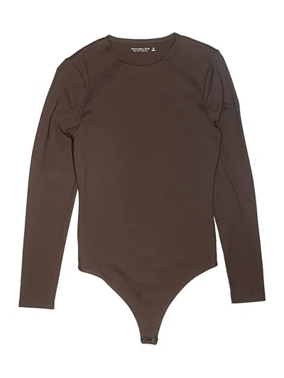 Pre-owned Abercrombie & Fitch Bodysuit In Brown