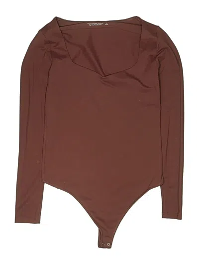 Pre-owned Abercrombie & Fitch Bodysuit In Brown