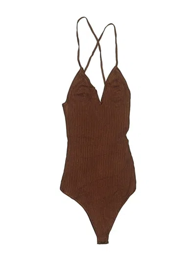 Pre-owned Abercrombie & Fitch Bodysuit In Brown