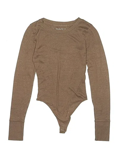 Pre-owned Abercrombie & Fitch Bodysuit In Brown