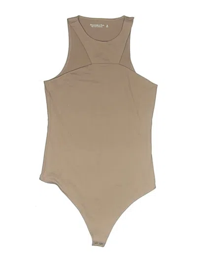 Pre-owned Abercrombie & Fitch Bodysuit In Brown