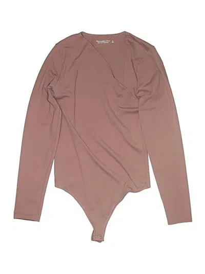 Pre-owned Abercrombie & Fitch Bodysuit In Brown