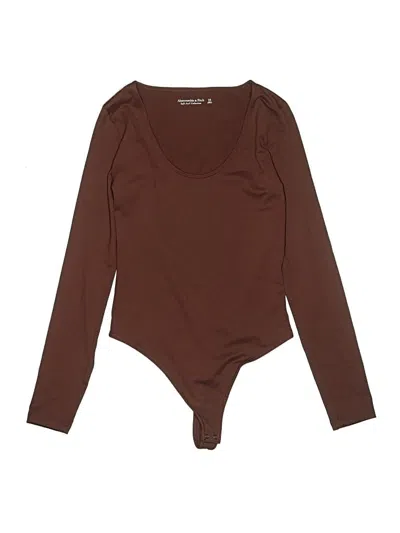 Pre-owned Abercrombie & Fitch Bodysuit In Brown