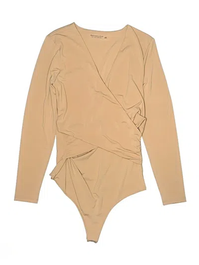 Pre-owned Abercrombie & Fitch Bodysuit In Brown