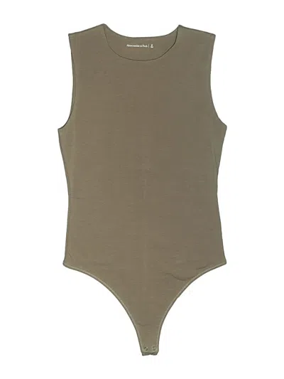 Pre-owned Abercrombie & Fitch Bodysuit In Brown