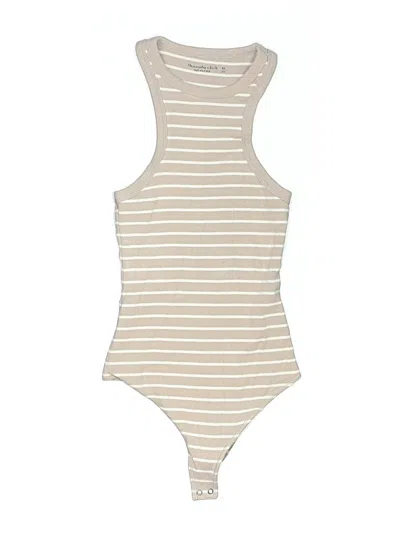 Pre-owned Abercrombie & Fitch Bodysuit In Brown