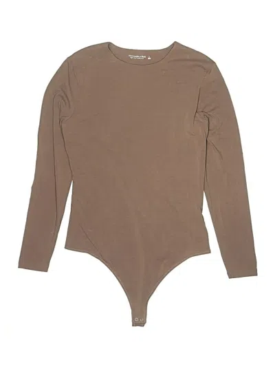 Pre-owned Abercrombie & Fitch Bodysuit In Brown