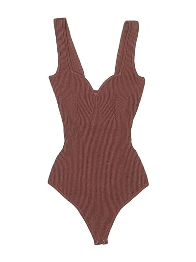 Pre-owned Abercrombie & Fitch Bodysuit In Brown