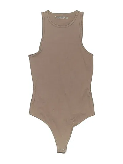 Pre-owned Abercrombie & Fitch Bodysuit In Brown