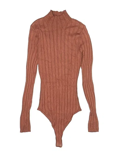 Pre-owned Abercrombie & Fitch Bodysuit In Brown