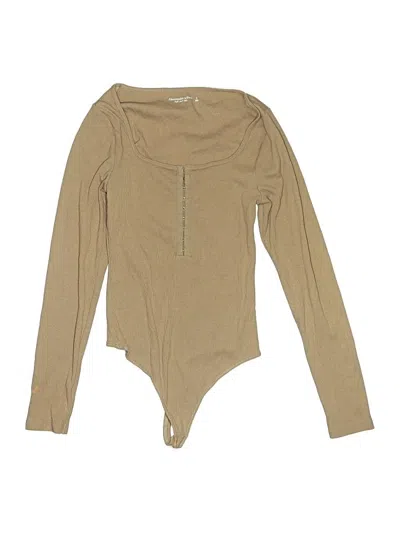 Pre-owned Abercrombie & Fitch Bodysuit In Brown
