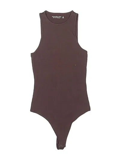 Pre-owned Abercrombie & Fitch Bodysuit In Brown