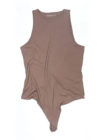 Pre-owned Abercrombie & Fitch Bodysuit In Brown