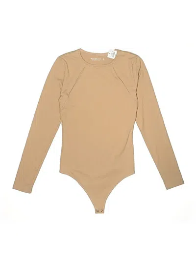 Abercrombie & Fitch Bodysuit In Brown