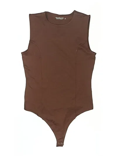 Abercrombie & Fitch Bodysuit In Brown