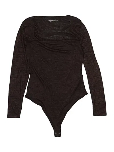 Pre-owned Abercrombie & Fitch Bodysuit In Brown