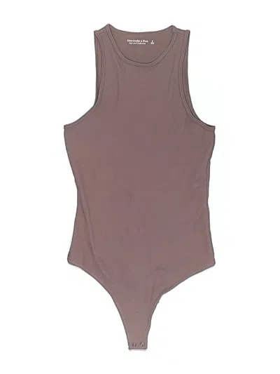 Pre-owned Abercrombie & Fitch Bodysuit In Brown