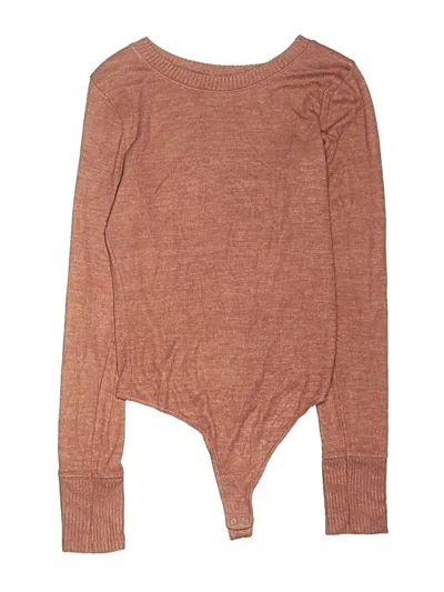 Pre-owned Abercrombie & Fitch Bodysuit In Brown