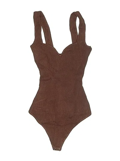 Pre-owned Abercrombie & Fitch Bodysuit In Brown