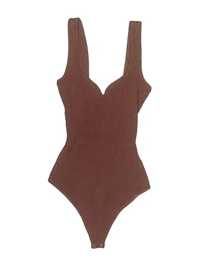 Pre-owned Abercrombie & Fitch Bodysuit In Brown