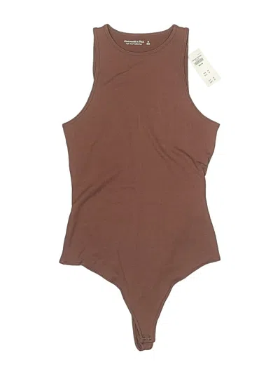 Abercrombie & Fitch Bodysuit In Brown