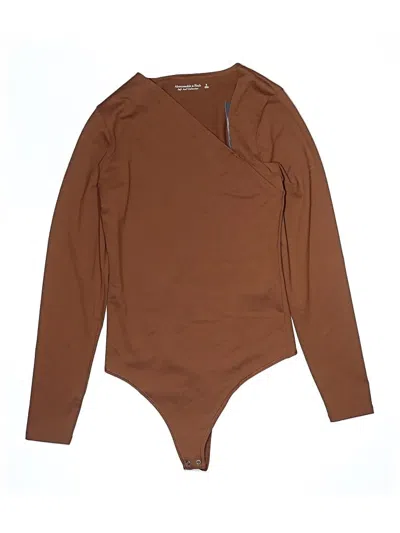Abercrombie & Fitch Bodysuit In Brown