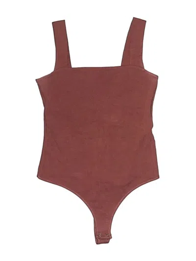 Pre-owned Abercrombie & Fitch Bodysuit In Burgundy