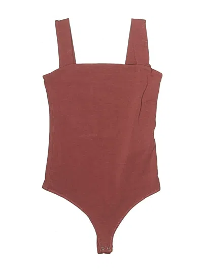 Pre-owned Abercrombie & Fitch Bodysuit In Burgundy