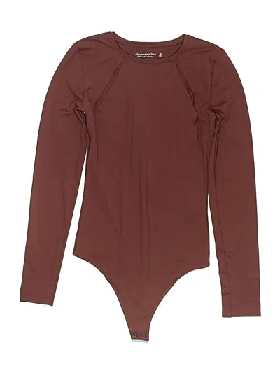 Pre-owned Abercrombie & Fitch Bodysuit In Burgundy