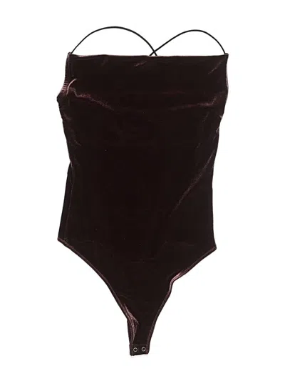 Pre-owned Abercrombie & Fitch Bodysuit In Burgundy