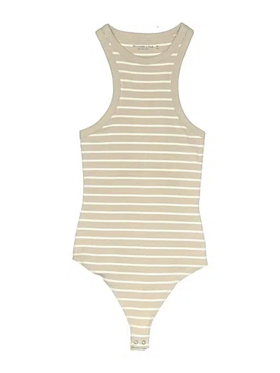 Pre-owned Abercrombie & Fitch Bodysuit In Gold