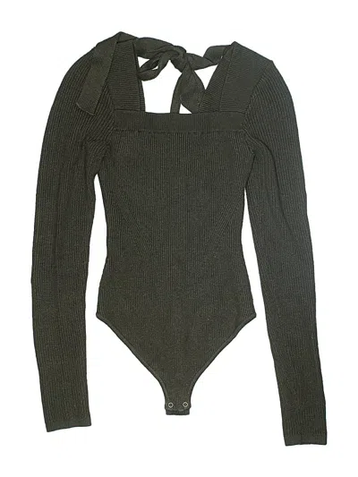 Pre-owned Abercrombie & Fitch Bodysuit In Gray