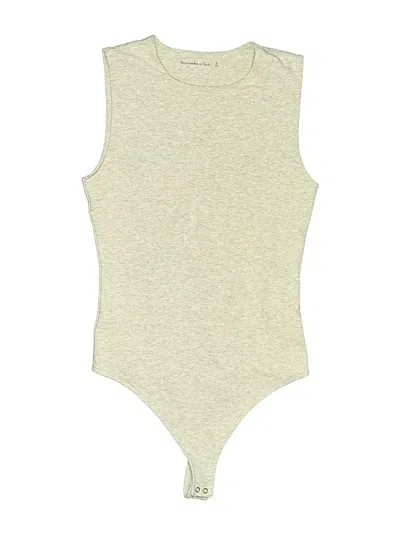 Pre-owned Abercrombie & Fitch Bodysuit In Gray
