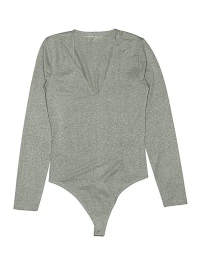 Pre-owned Abercrombie & Fitch Bodysuit In Gray