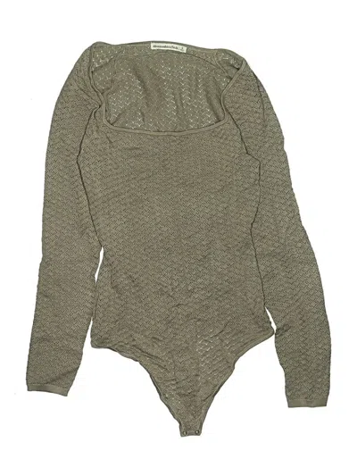 Pre-owned Abercrombie & Fitch Bodysuit In Gray