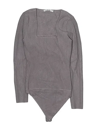 Pre-owned Abercrombie & Fitch Bodysuit In Gray