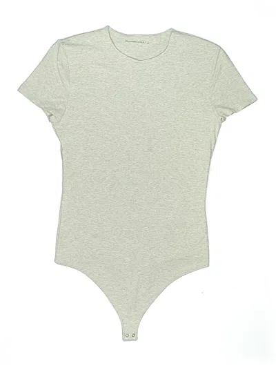 Pre-owned Abercrombie & Fitch Bodysuit In Gray