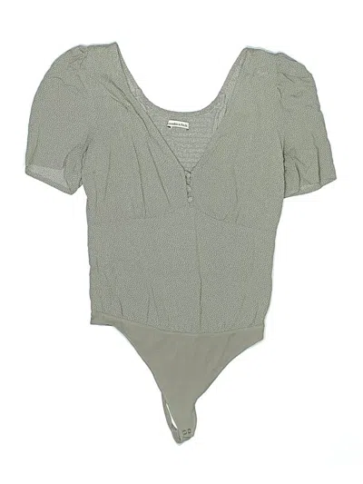 Pre-owned Abercrombie & Fitch Bodysuit In Gray