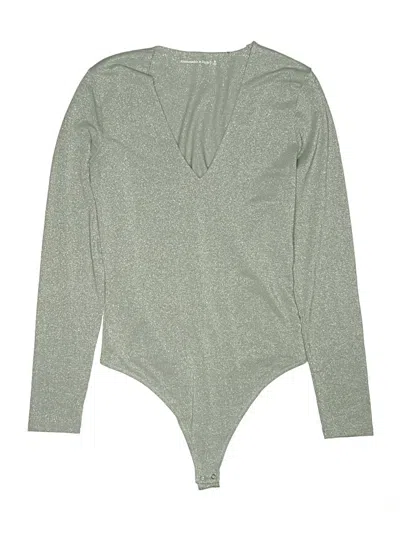 Pre-owned Abercrombie & Fitch Bodysuit In Gray
